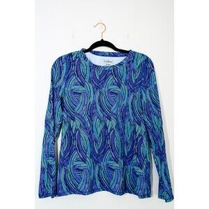 LL Bean Women's SunSmart® UPF 50+ Sun Shirt longsleeve Nylon lycra SPF